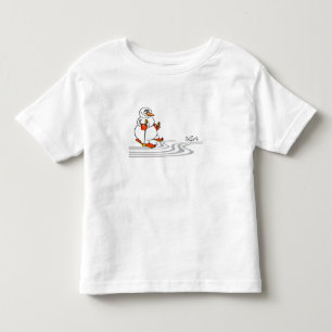 T-shirt Pour Les Tous Petits Le skieur de neige -
