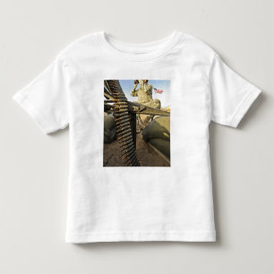 T-shirt Pour Les Tous Petits le soldat surveille pour l'activité ennemie