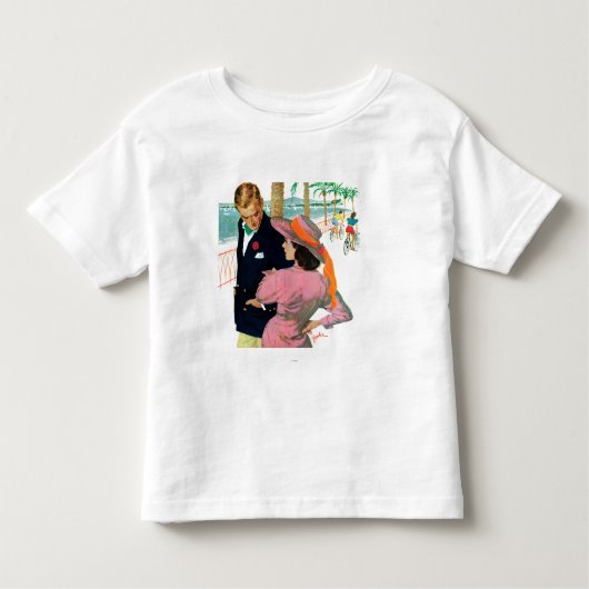 T-shirt Pour Les Tous Petits Le Stategy de l'amour (Devant)