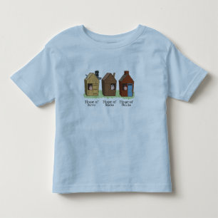 T-shirt Pour Les Tous Petits Le T-shirt de trois petits enfants de porcs