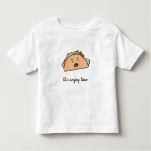 T-shirt Pour Les Tous Petits Le Taco en colère