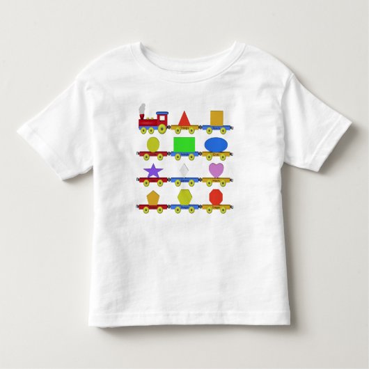T-shirt Pour Les Tous Petits Le train de forme (Devant)