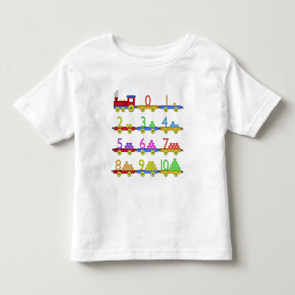 T-shirt Pour Les Tous Petits Le train de nombre