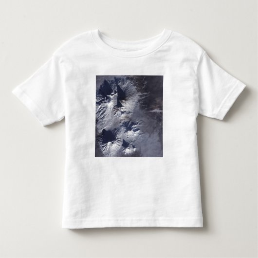 T-shirt Pour Les Tous Petits Le volcan Bezymianny expose un modeste panache (Devant)