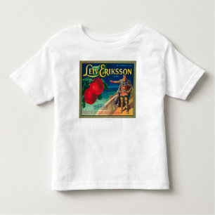 T-shirt Pour Les Tous Petits Leiv Eriksson Apple marquent - le cachemire, WA