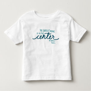 T-shirt Pour Les Tous Petits L'Endroit Le Plus Sûr