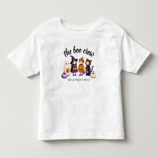 T-shirt Pour Les Tous Petits L'équipe de Boo Halloween Famille Personnalisée