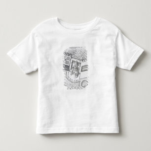 T-shirt Pour Les Tous Petits L'ermitage et le Maison Blanc au château