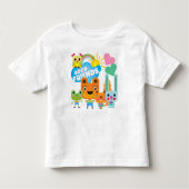 T-shirt Pour Les Tous Petits Les animaux bons amis (Devant)