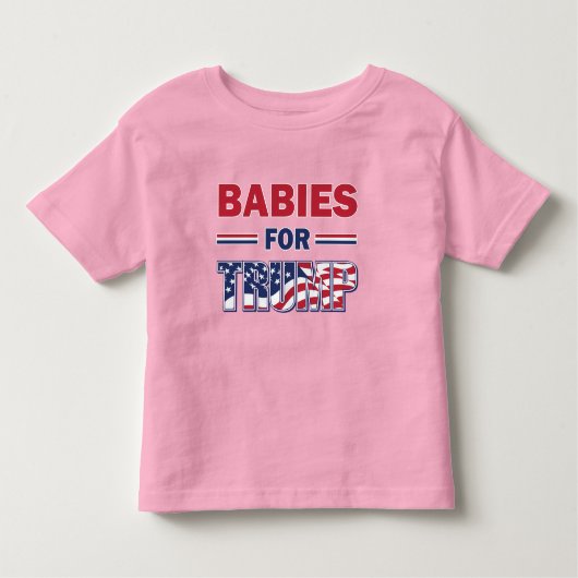 T-shirt Pour Les Tous Petits Les bébés pour Trump (Devant)