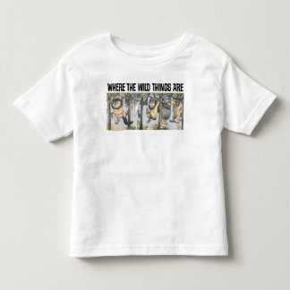 T-shirt Pour Les Tous Petits Les bêtes sauvages et Max se balançant dans les ar