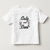 T-shirt Pour Les Tous Petits Les chats sont frais (Devant)
