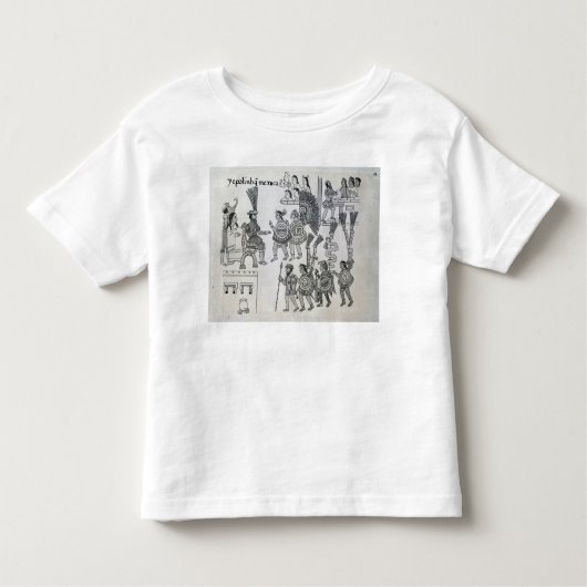 T-shirt Pour Les Tous Petits Les dernières redditions aztèques de Cuauhtemoc (Devant)