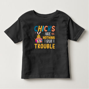 T-shirt Pour Les Tous Petits Les Drôle Époux De Pâques Ne Sont Rien D'Autre Que