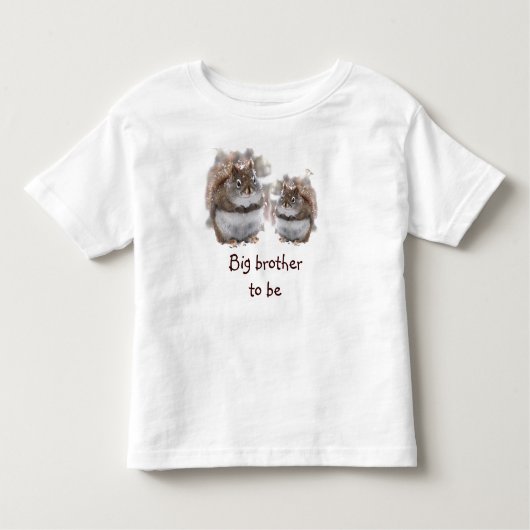 T-shirt Pour Les Tous Petits Les écureuils Big Brother (Devant)
