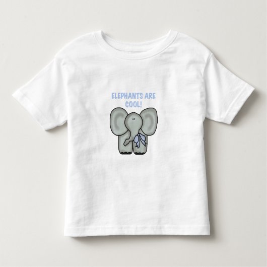 T-shirt Pour Les Tous Petits Les éléphants sont frais (Devant)