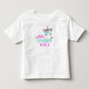T-shirt Pour Les Tous Petits Les filles de l'aquarelle personnalisée Unicorn B