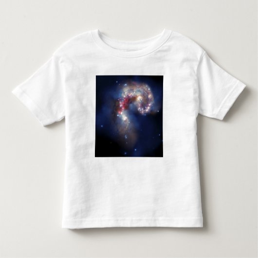 T-shirt Pour Les Tous Petits Les Galaxies Antennes (Devant)