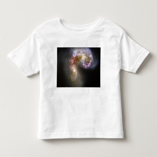 T-shirt Pour Les Tous Petits Les galaxies d'Antennes (Devant)