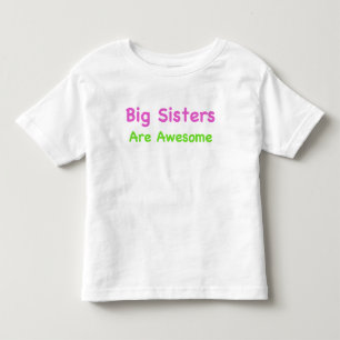 T-shirt Pour Les Tous Petits Les grandes soeurs sont géniales