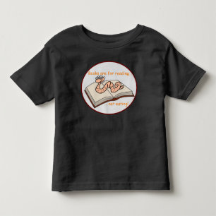 T-shirt Pour Les Tous Petits Les livres sont pour lire ne pas manger!