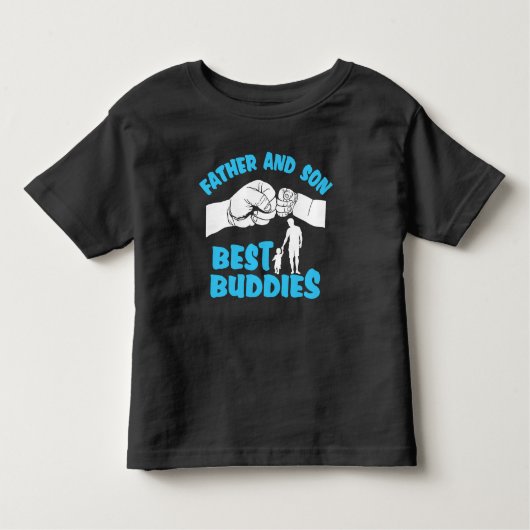 T-shirt Pour Les Tous Petits Les meilleurs copains du père et du fils (Devant)