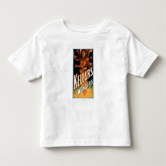 T-shirt Pour Les Tous Petits Les merveilles de Kellar habillées comme la magie (Devant)
