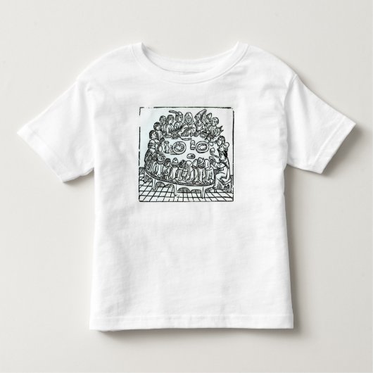 T-shirt Pour Les Tous Petits Les pèlerins de Cantorbéry (Devant)