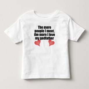 T-shirt Pour Les Tous Petits Les plus amour d'I mon parrain