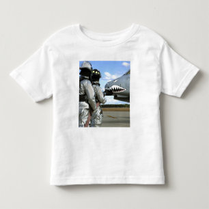 T-shirt Pour Les Tous Petits Les sapeurs-pompiers déploient un tuyau d'incendi