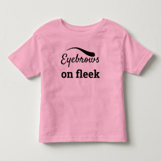 T-shirt Pour Les Tous Petits Les sourcils noirs sur Fleek Style Flawless tendan