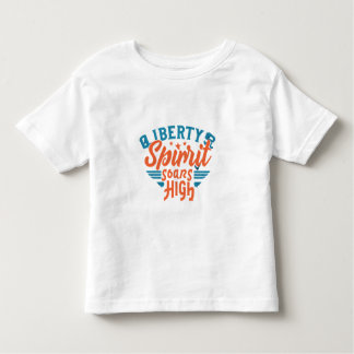 T-shirt Pour Les Tous Petits L'esprit de liberté s'élève