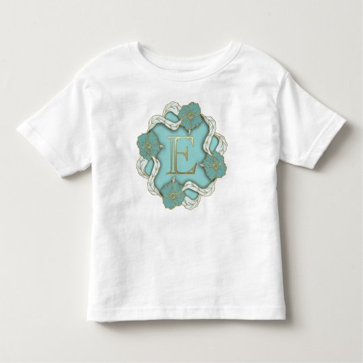 T-shirt Pour Les Tous Petits LETTRE Alphabet INITIALE (Devant)