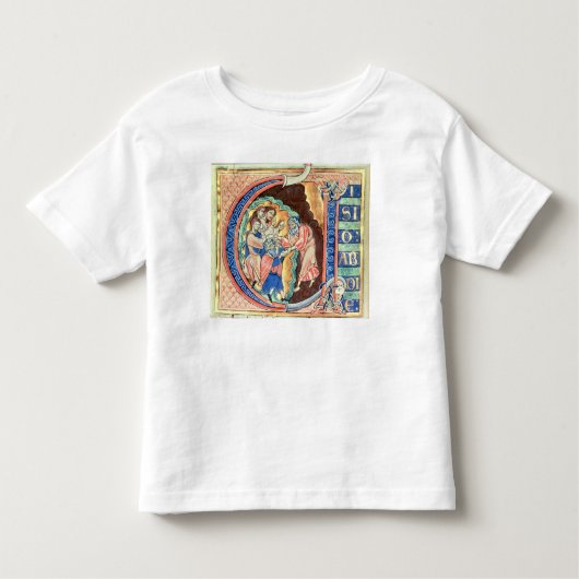 T-shirt Pour Les Tous Petits Lettre initiale "V" Visio Abdie (Devant)