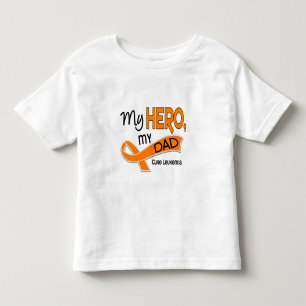 T-shirt Pour Les Tous Petits Leucémie MON HÉROS MON PAPA 42
