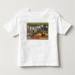 T-shirt Pour Les Tous Petits Lexington, Kentucky - grandes scènes de lettre