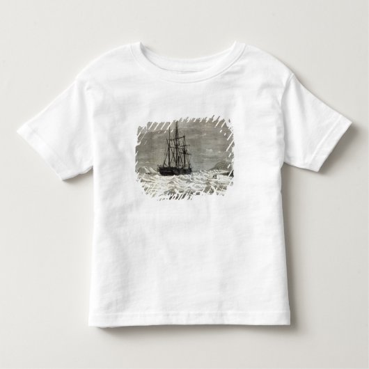 T-shirt Pour Les Tous Petits L'expédition de Pôle Nord (Devant)