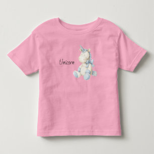 T-shirt Pour Les Tous Petits Licorne Bleue Blanche