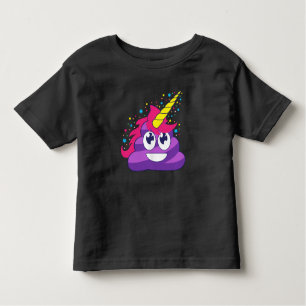T-shirt Pour Les Tous Petits Licorne Emoji de Poopy