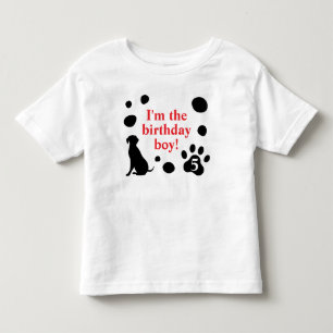 T-shirt Pour Les Tous Petits Lieu Dalmatien Anniversaire Garçon/Fille