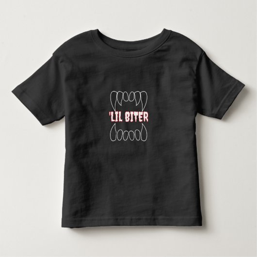 T-shirt Pour Les Tous Petits 'Lil Biter Halloween (Devant)