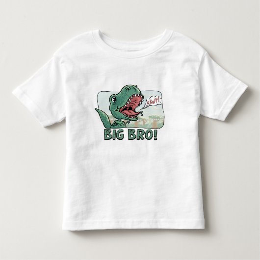 T-shirt Pour Les Tous Petits Lil' T Rex Big Bro Ancien Brother (Devant)