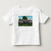 T-shirt Pour Les Tous Petits Lilas de Highland Park en fleur (Devant)