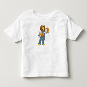 T-shirt Pour Les Tous Petits Lion comme tournevis de Handyman