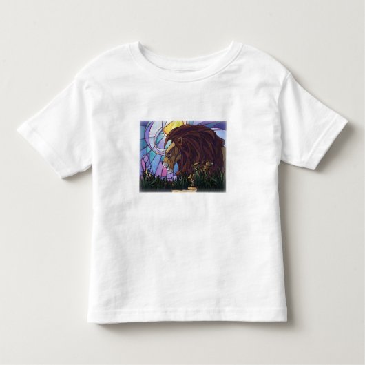T-shirt Pour Les Tous Petits Lion et petits (Devant)