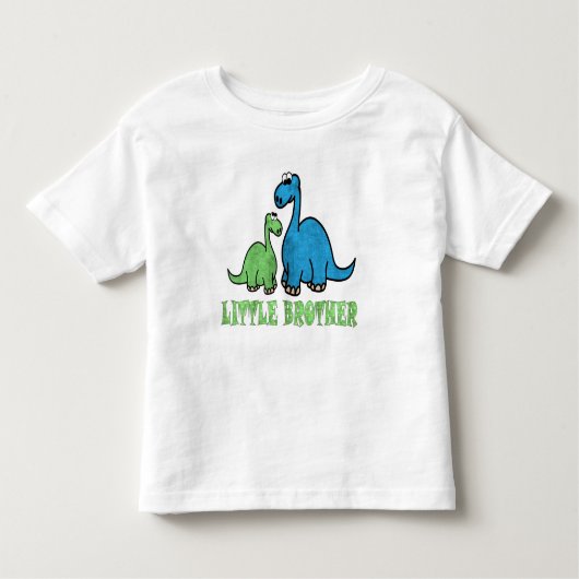 T-shirt Pour Les Tous Petits Little Brother Dino (Devant)