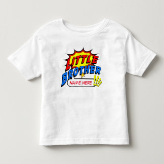 T-shirt Pour Les Tous Petits Little Brother Superhero Personnalisé
