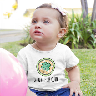 T-shirt Pour Les Tous Petits Little Irish Cutie   Chemises pour enfants de la S