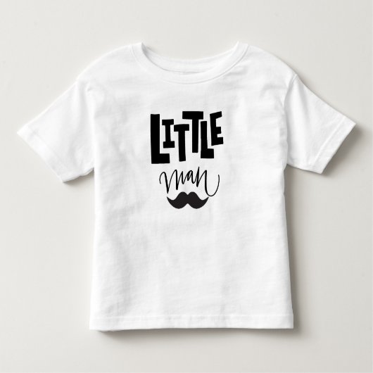 T-shirt Pour Les Tous Petits Little Man Mustache (Devant)