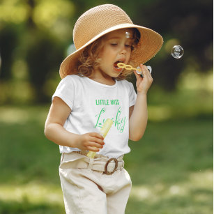 T-shirt Pour Les Tous Petits Little Miss Lucky St Patrick's Day